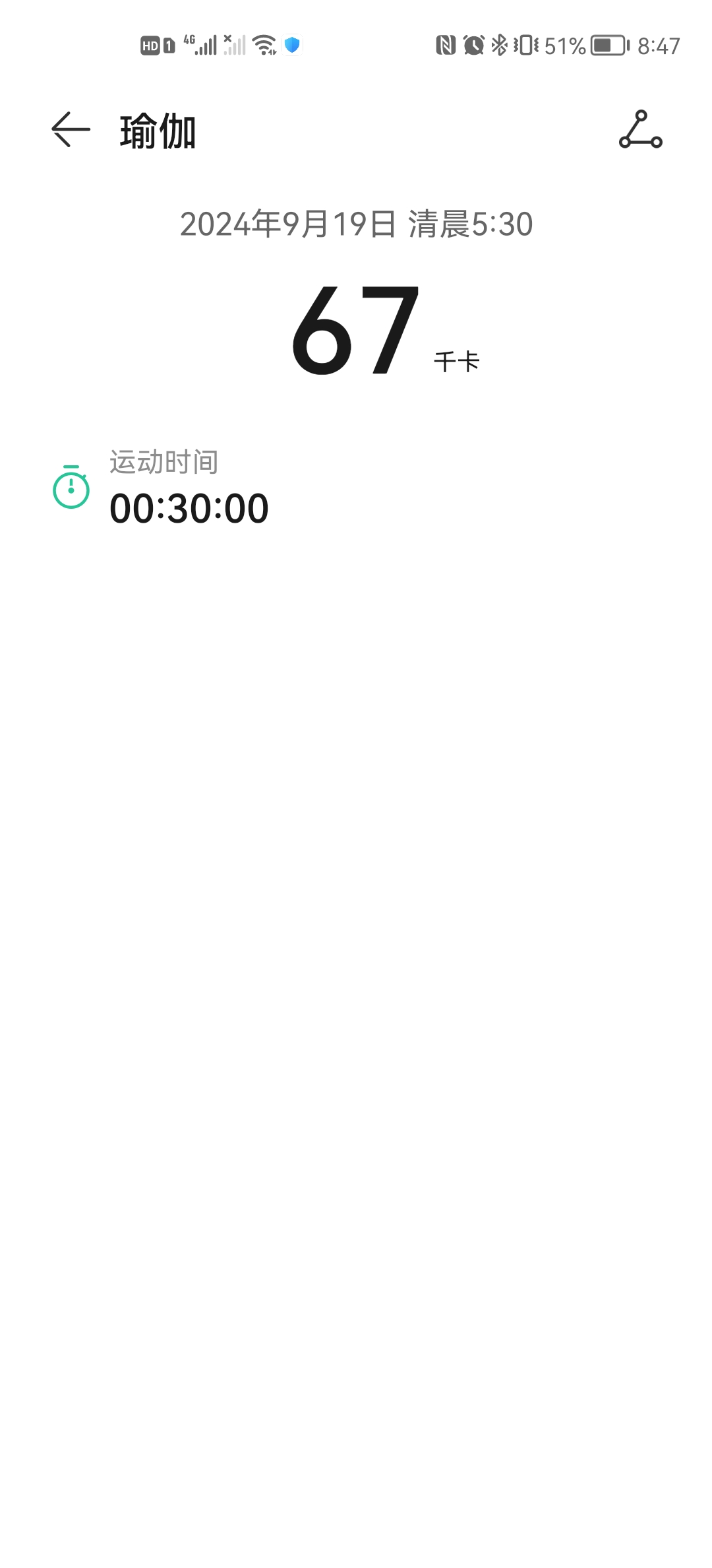 微信用户-自我训练每日打卡记录-2024-09-19